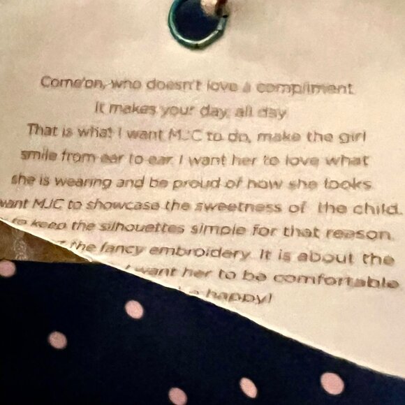 Matilda Jane The Essentials Diaper Bag Changing Mat Blue Pink Polka Dots - Picture 9 of 9